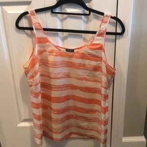 J Crew Silk striped tank